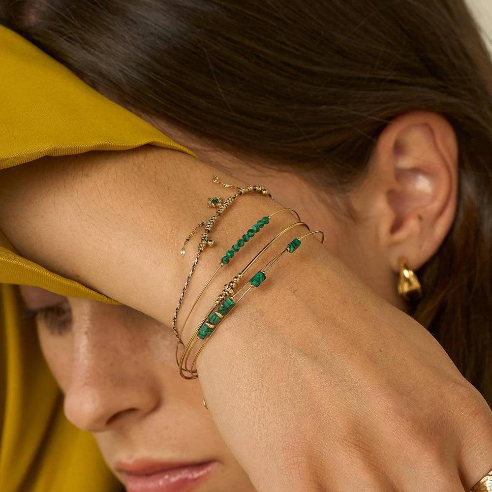 BOHM PARIS|Bracelet Orsone - malachite bracelet