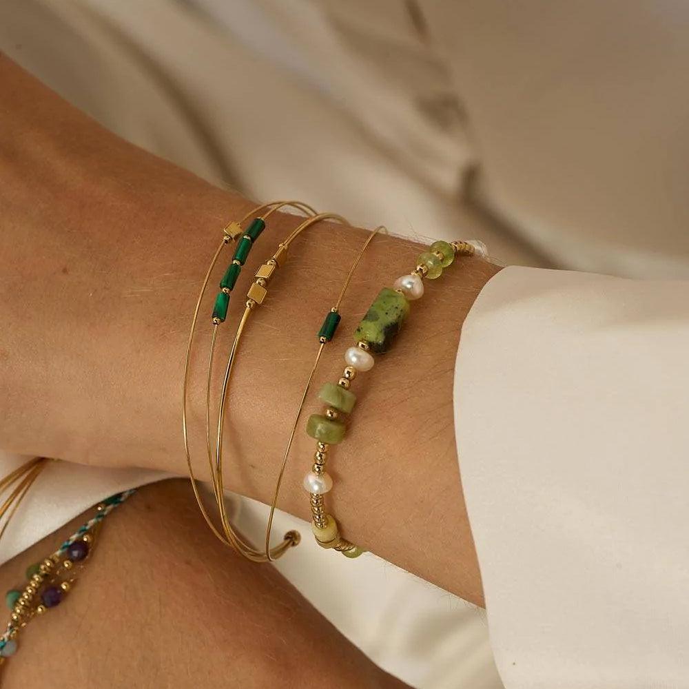 BOHM PARIS|Bracelet Orsone - malachite bracelet