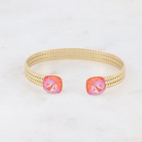 BOHM PARIS|Bracelet Pheobe crystal bracelet (gold, orange delite)