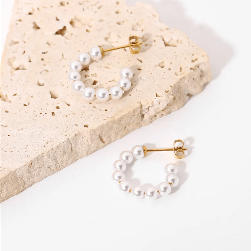 Earrings, FRENCH RIVIERA|Joya pearl earrings