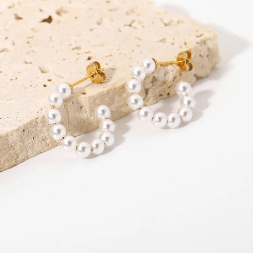 Earrings, FRENCH RIVIERA|Joya pearl earrings