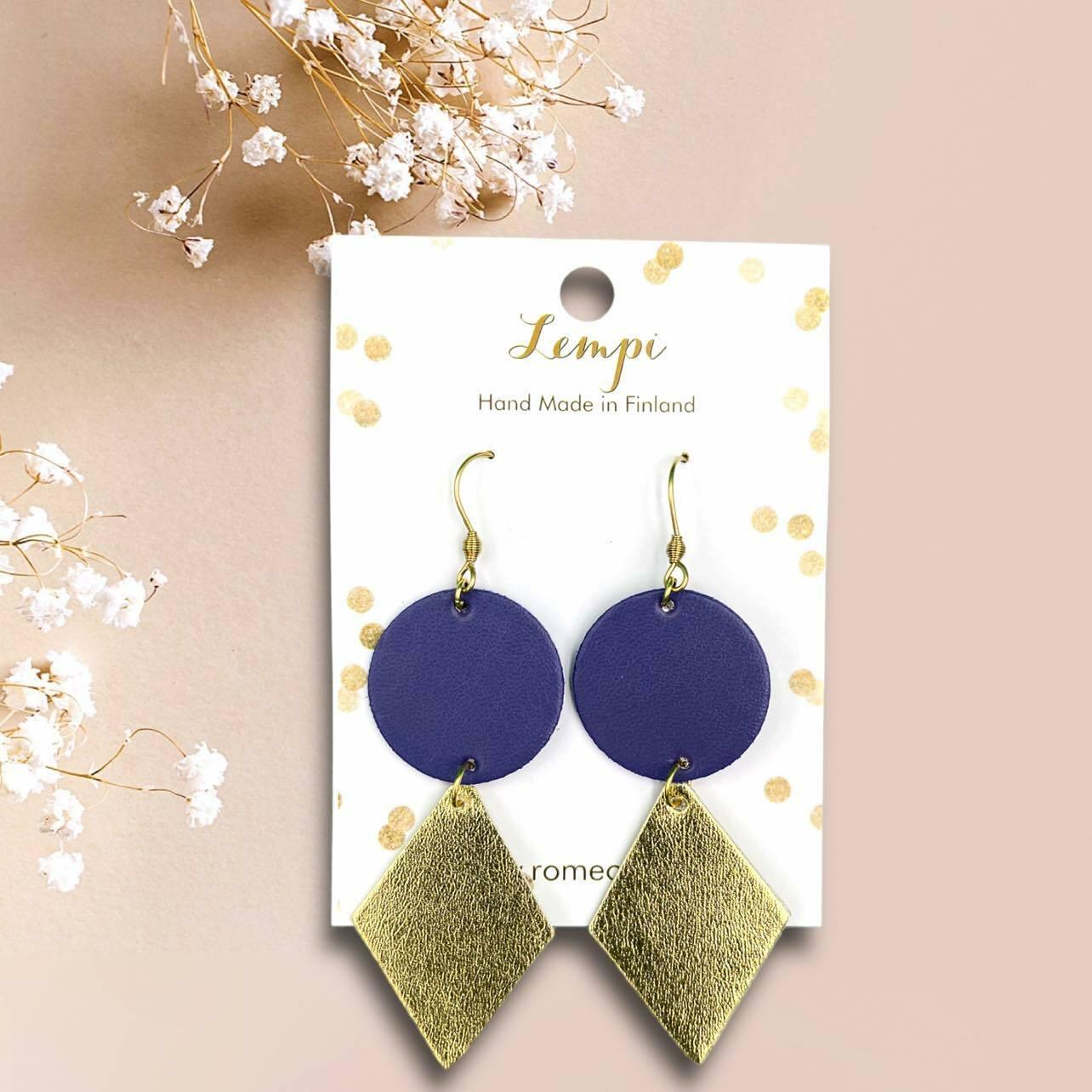 FAVORITE earrings, Friday (blue, gold)