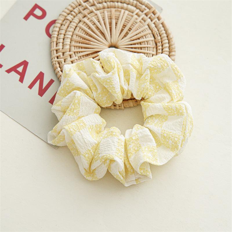 Scrunchie|SUGAR SUGAR, Summer Dream -yellow flower hair donut