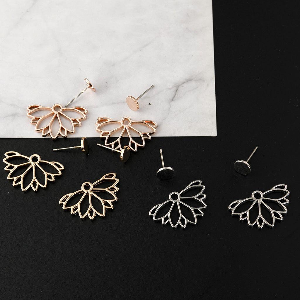 FRENCH RIVIERA|Bohemian stud earrings (rose gold)