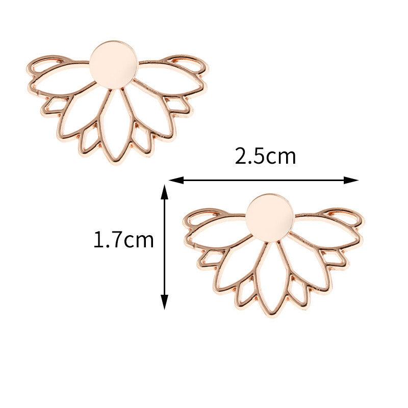 FRENCH RIVIERA|Bohemian stud earrings (rose gold)