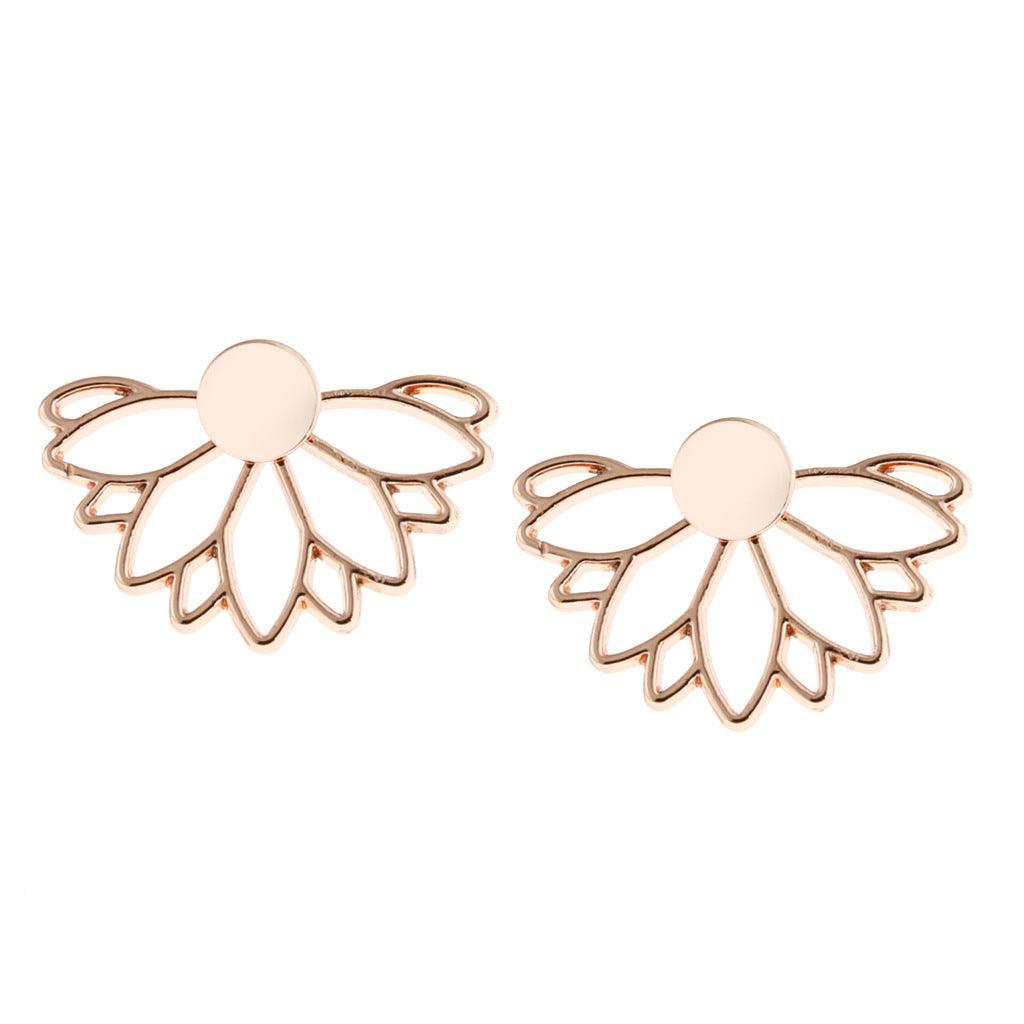 FRENCH RIVIERA|Bohemian stud earrings (rose gold)