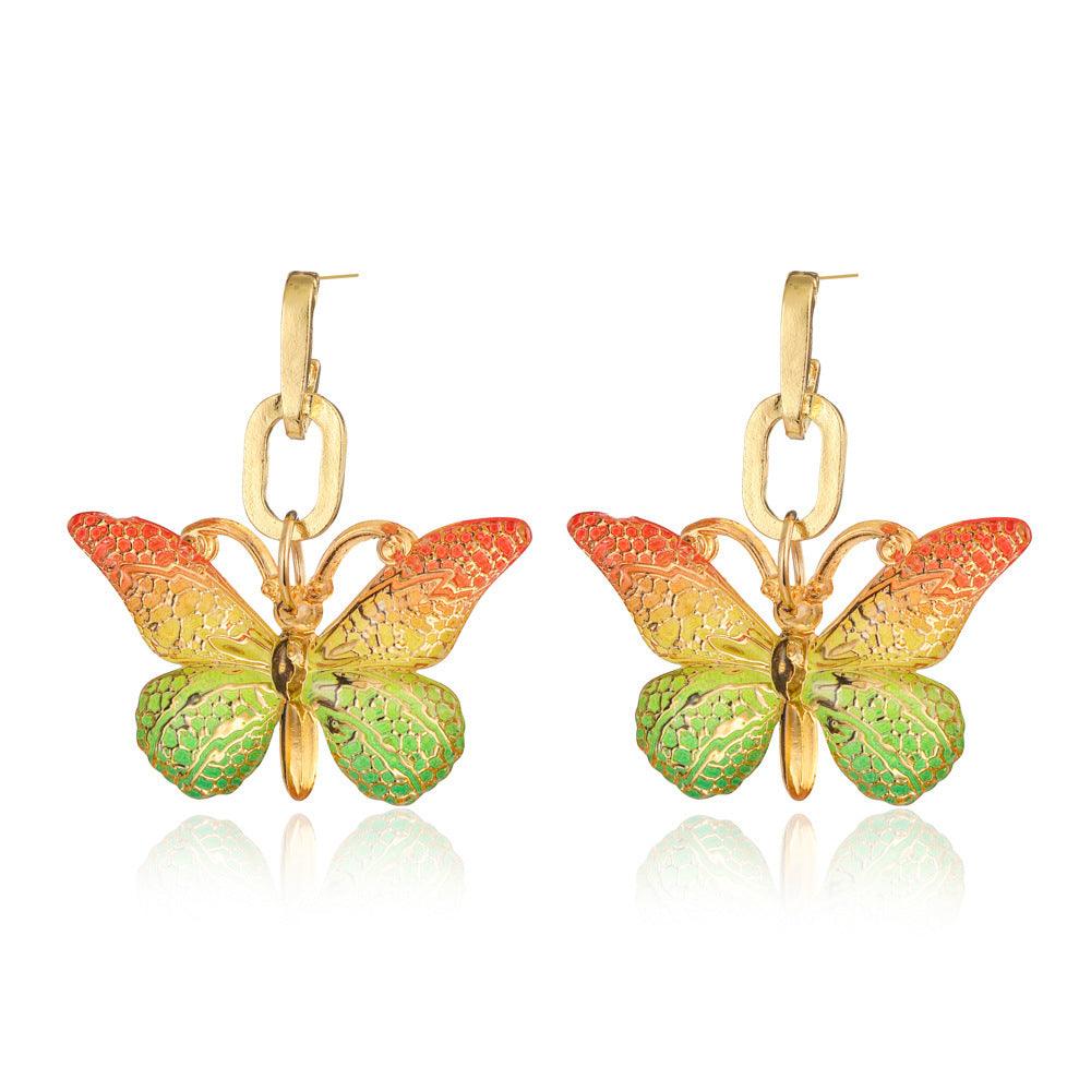 FRENCH RIVIERA|Summer Butterfly - colorful butterfly earrings