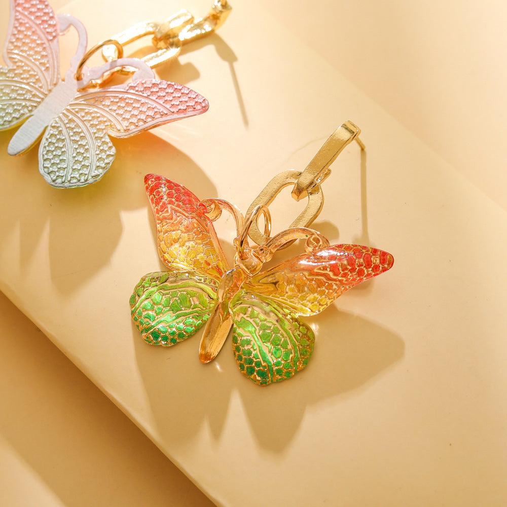 FRENCH RIVIERA|Summer Butterfly - colorful butterfly earrings