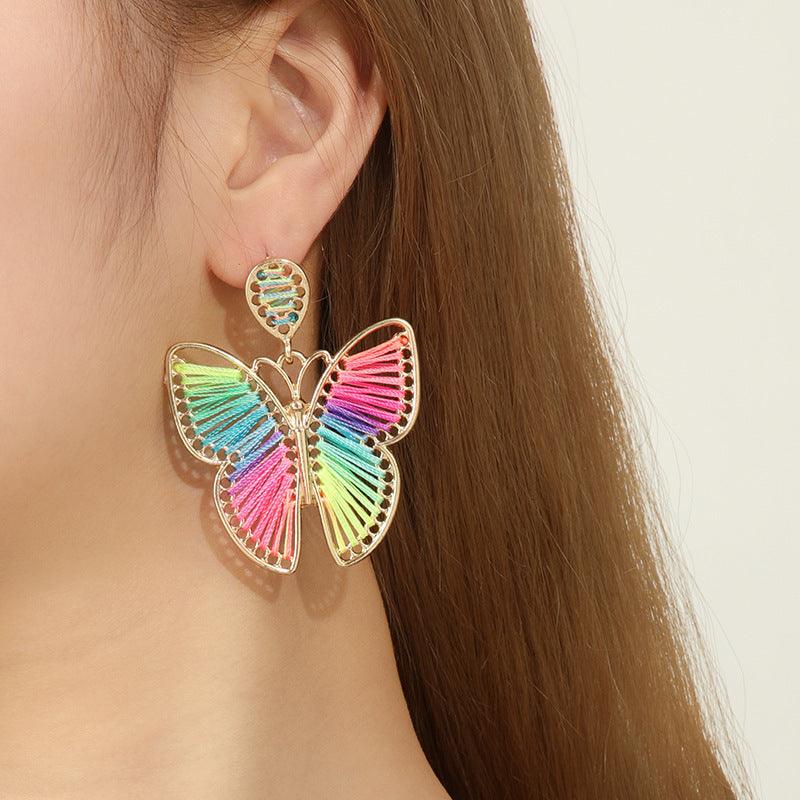 FRENCH RIVIERA|Festival Butterfly - neon butterfly earrings