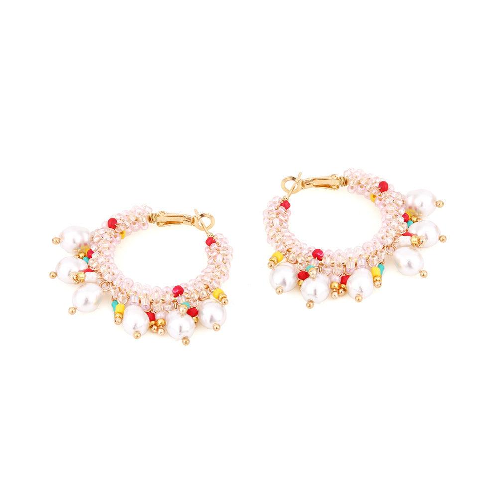 FRENCH RIVIERA|Holiday in Saint Tropez pink earrings