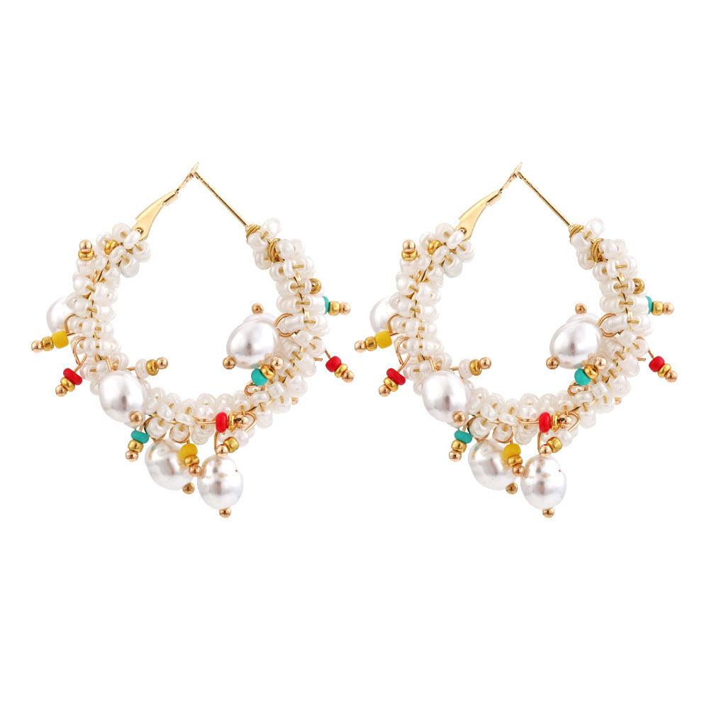 FRENCH RIVIERA|Holiday in Saint Tropez -white earrings