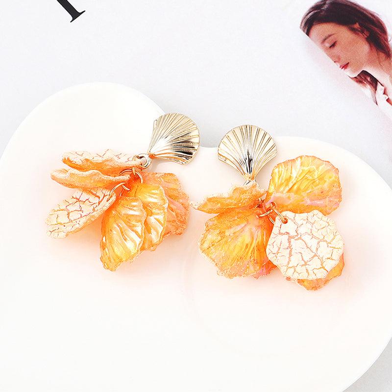 FRENCH RIVIERA|Days in Paris -orange earrings