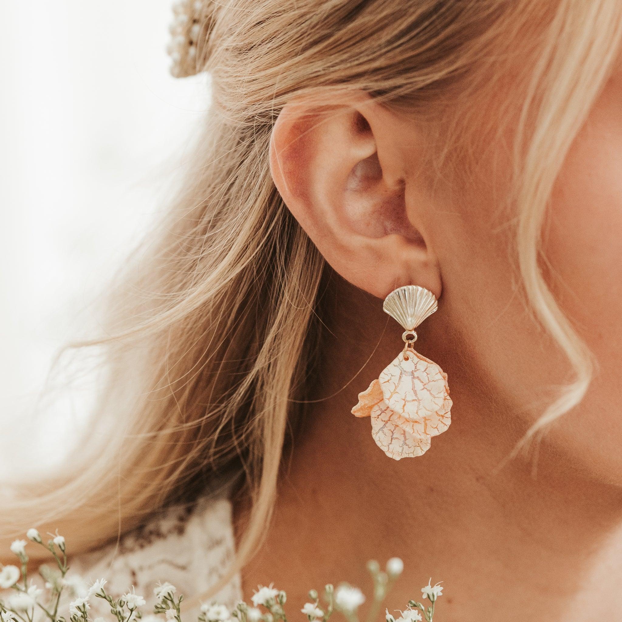 FRENCH RIVIERA|Days in Paris -orange earrings