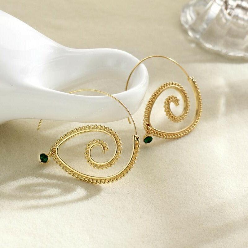 FRENCH RIVIERA|Bali Dreams Bohemian Spiral Earrings