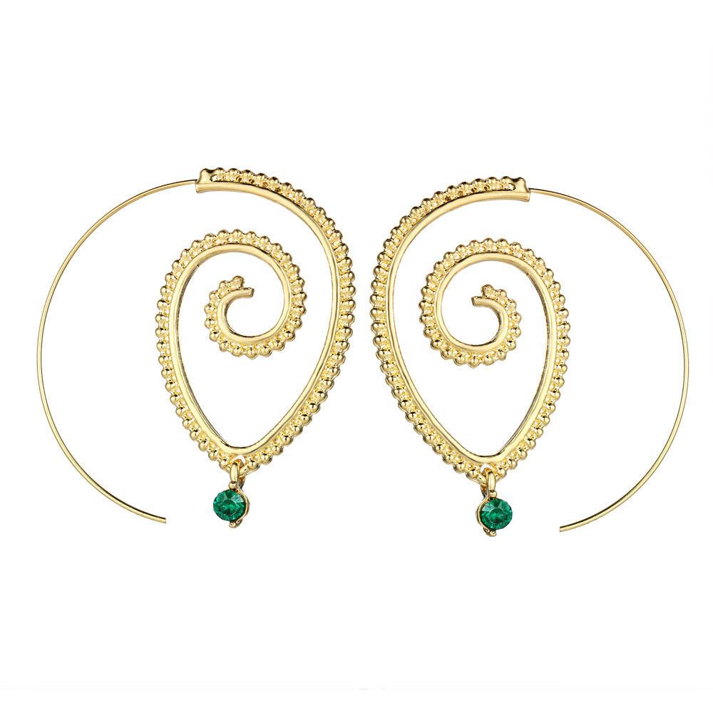 FRENCH RIVIERA|Bali Dreams Bohemian Spiral Earrings