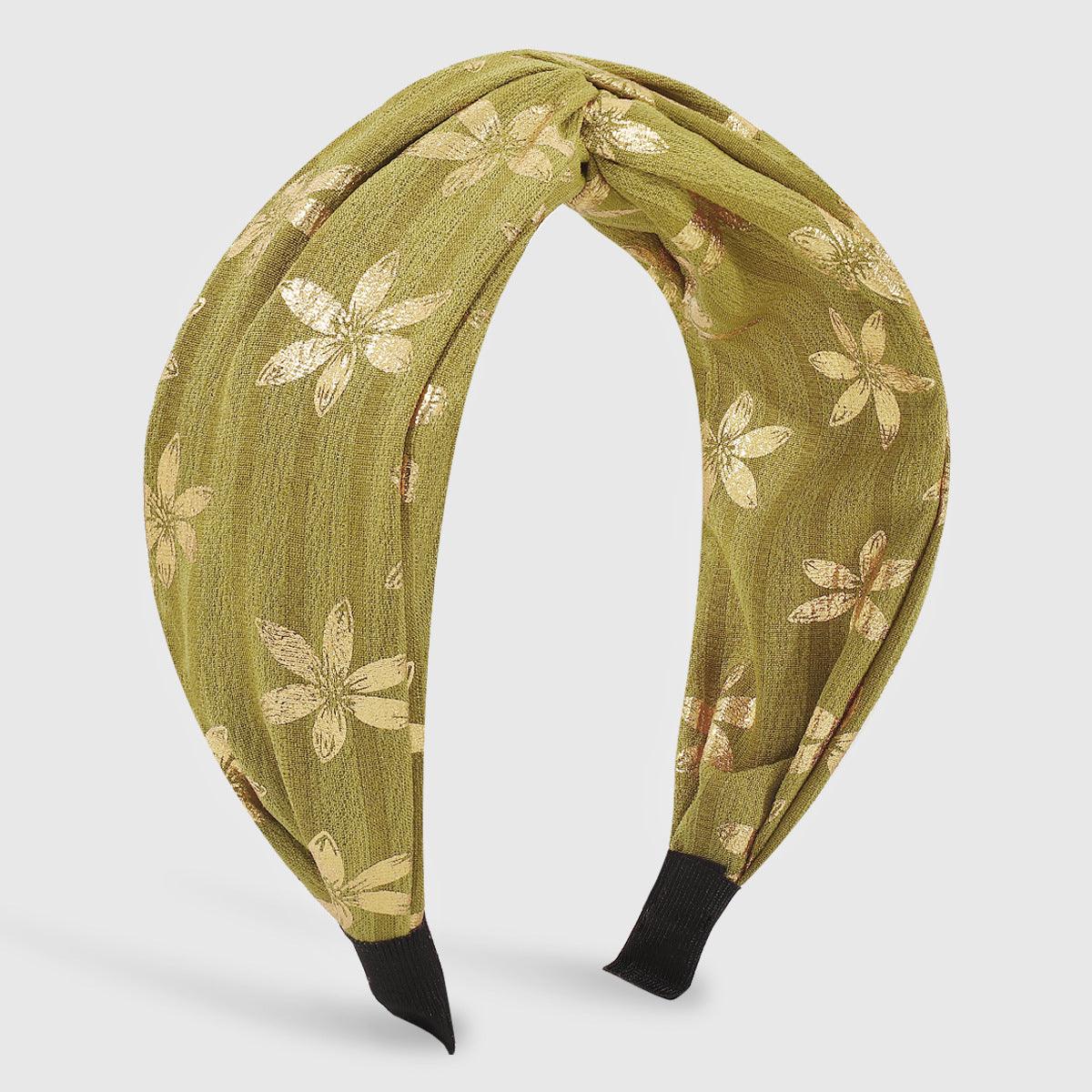 SUGAR SUGAR®, Take Me To Rome Hairband - olive green comfy headband