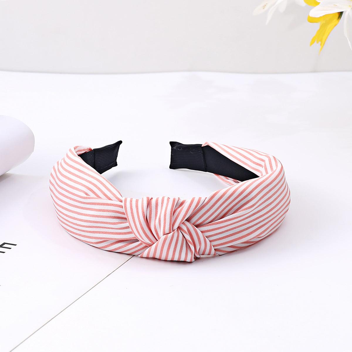 SUGAR SUGAR®, Saint Tropez Hairband -raidallinen hiuspanta (aprikoosi)