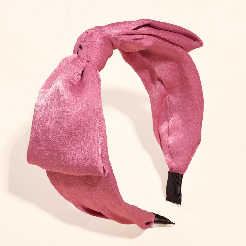 SUGAR SUGAR®, Nellie Hairband -ruusunpunainen rusetti comfy-hiuspanta