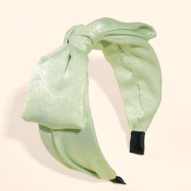 SUGAR SUGAR®, Nellie Hairband - light green bow comfy headband