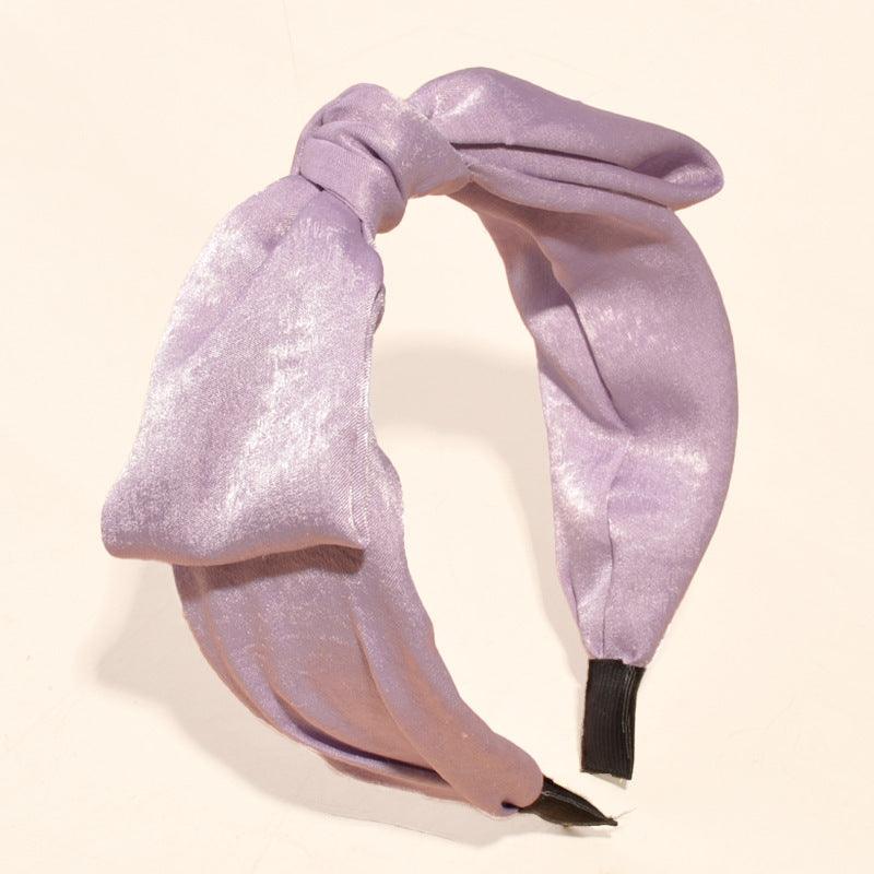 SUGAR SUGAR®, Nellie Hairband -liila rusetti comfy-hiuspanta