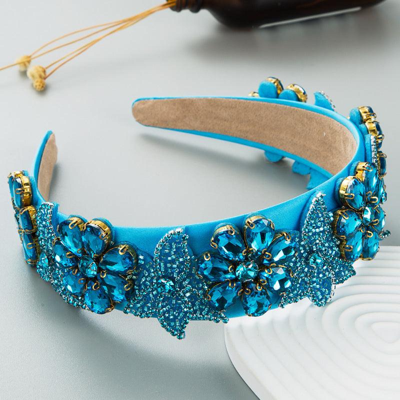 SUGAR SUGAR®, Davina Hairband - turquoise headband with glitter