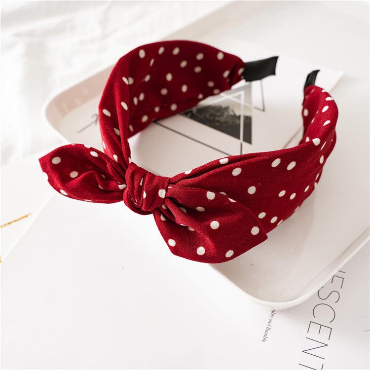 SUGAR SUGAR®, Aurelia Hairband -dark red comfy headband