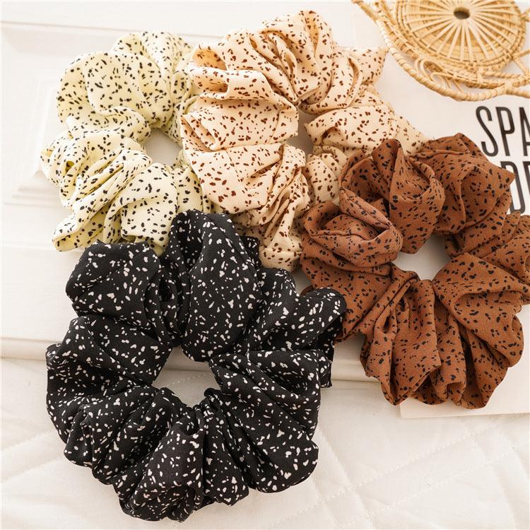 SUGAR SUGAR®, Autumn Mornings Scrunchie - black hair donut