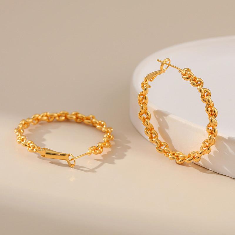 FRENCH RIVIERA|Willow gold-tone decorative rings