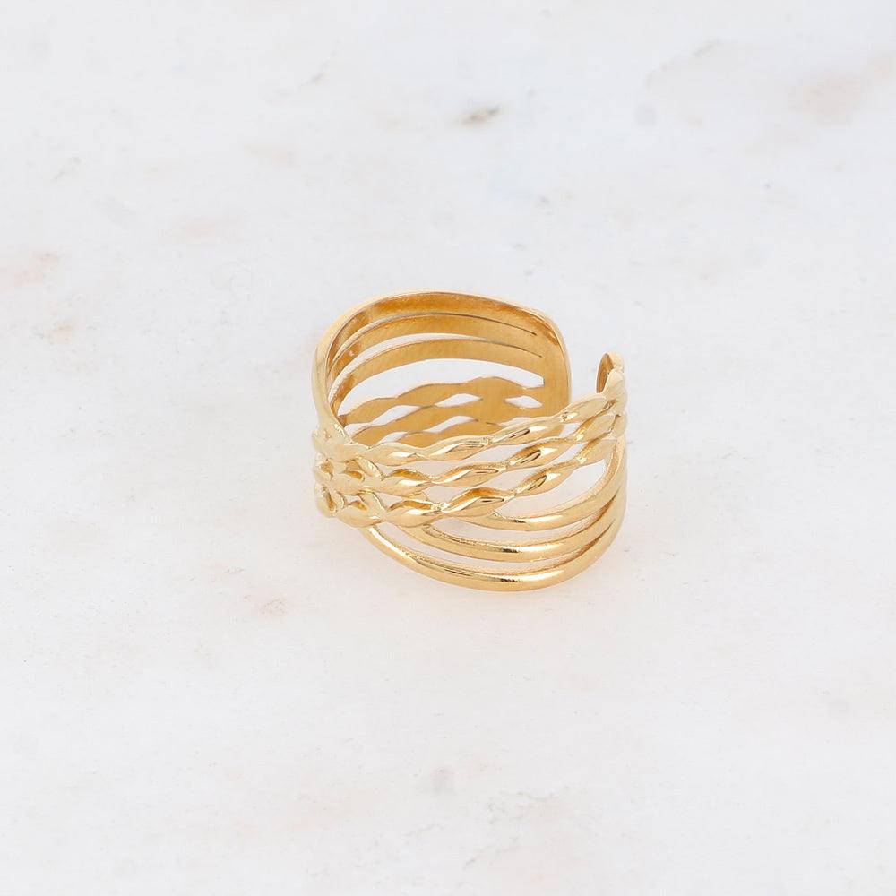 BOHM PARIS|Bague Wendy surgical steel ring (gold)