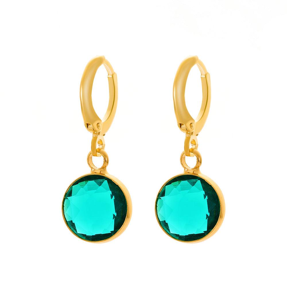 FRENCH RIVIERA|Josie Earrings - green earrings