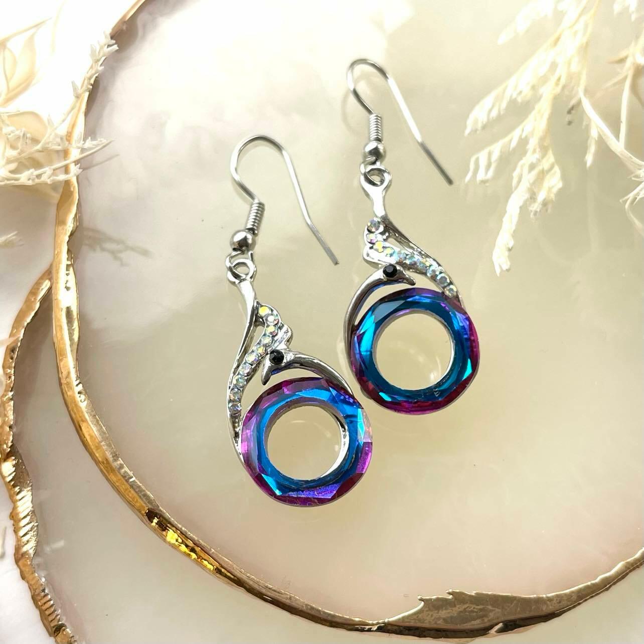 Earrings, Davina Earrings -blue earrings