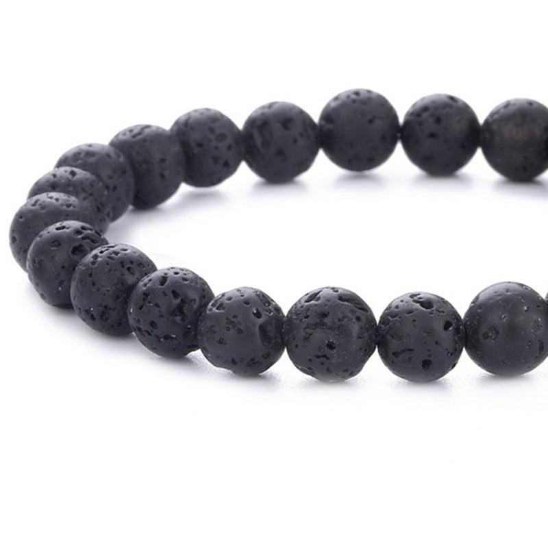 Natural stone bracelet, Lava stone