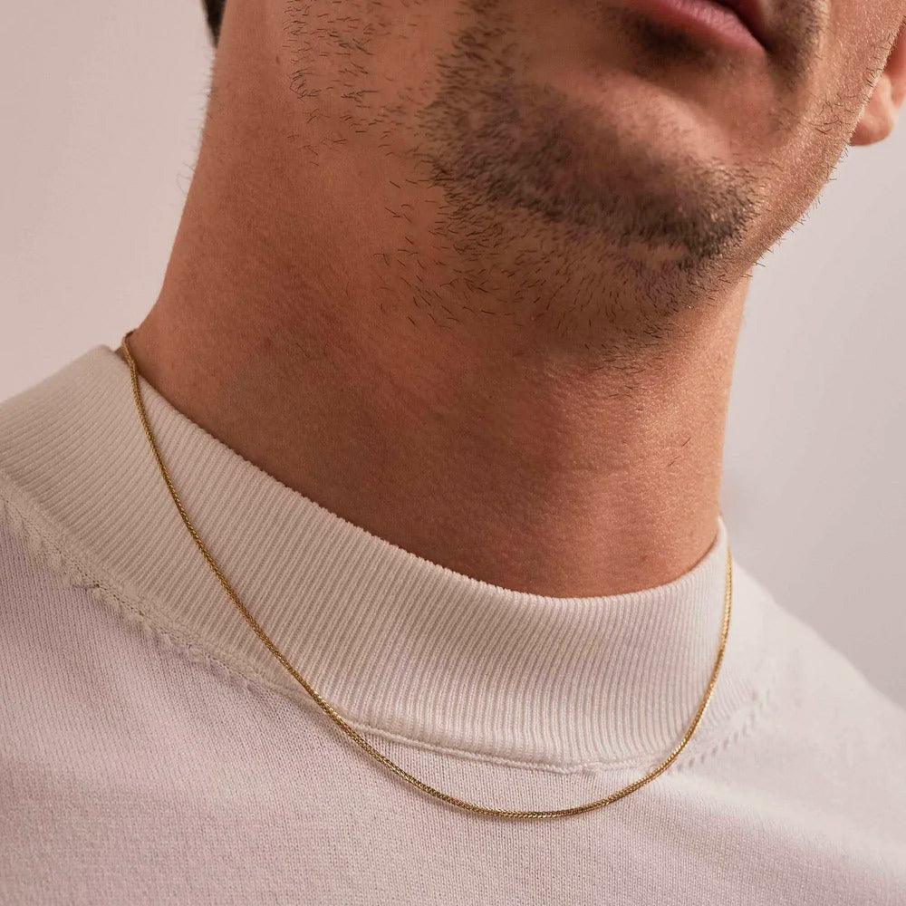 BOHM PARIS Stockholm|Collier Kim -surgical steel chain (gold, 42cm)