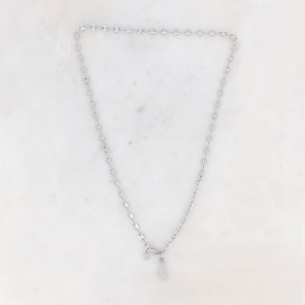 BOHM PARIS Stockholm|Collier Loan surgical steel chain (silver)