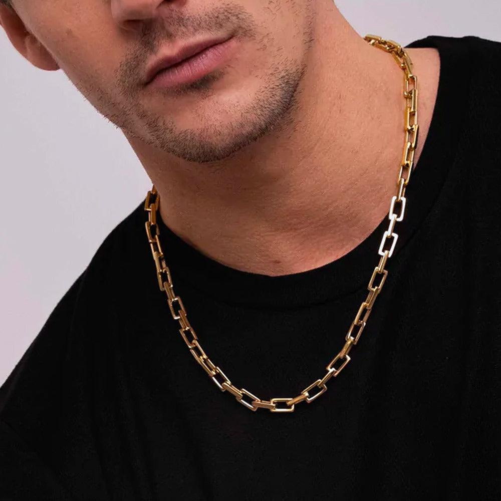 BOHM PARIS Stockholm|Collier Damien -surgical steel chain (gold)