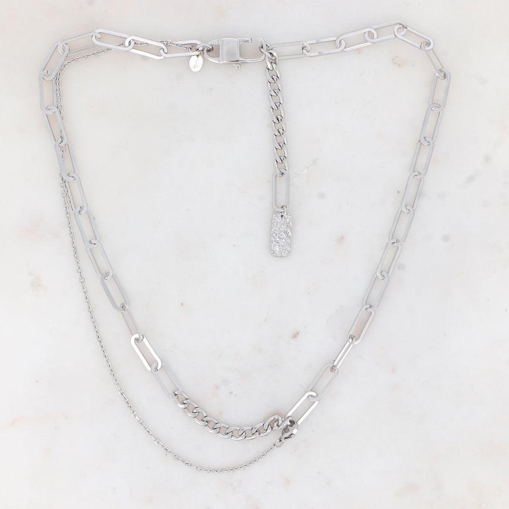 BOHM PARIS Stockholm|Collier Charlie -surgical steel chain (silver)