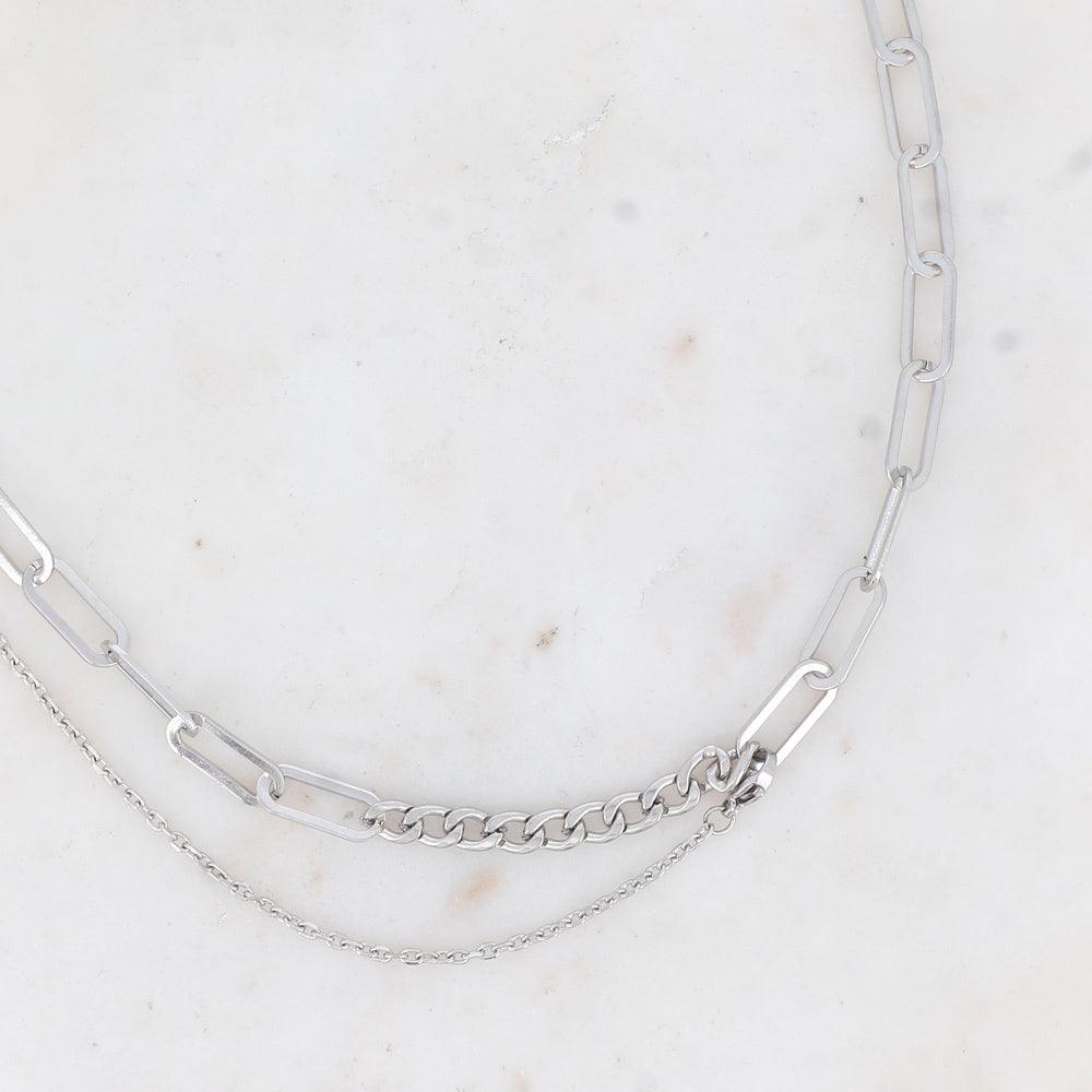 BOHM PARIS Stockholm|Collier Charlie -surgical steel chain (silver)