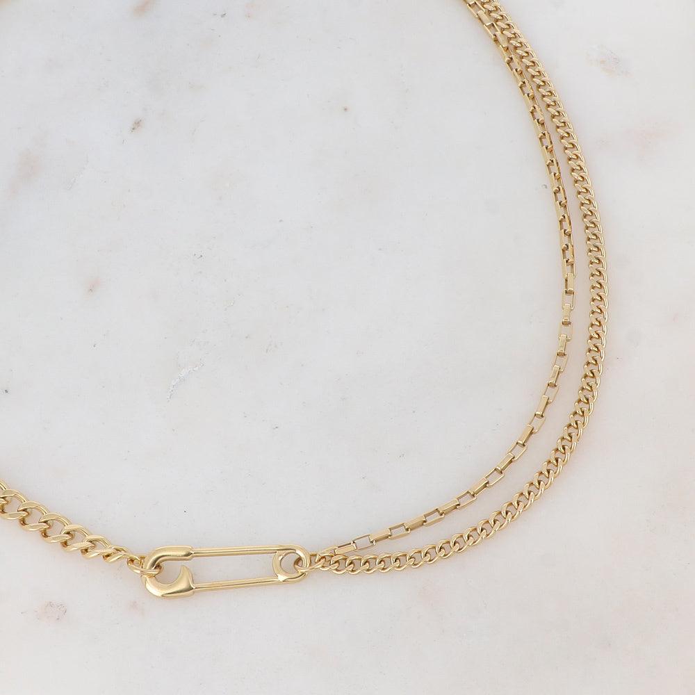 BOHM PARIS Stockholm|Collier Joshua surgical steel chain (gold)