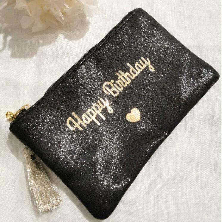 Happy Birthday bag (black)