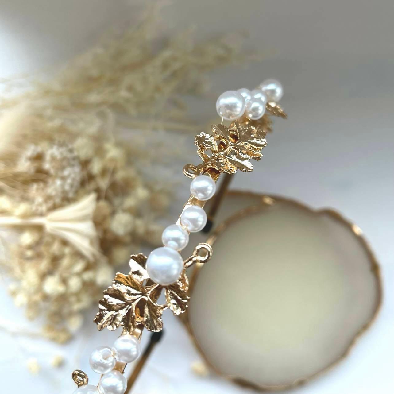 SUGAR SUGAR, Grace Hairband® -white pearl headband