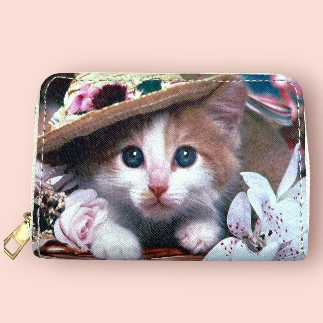 Children's wallet, Summer kitten