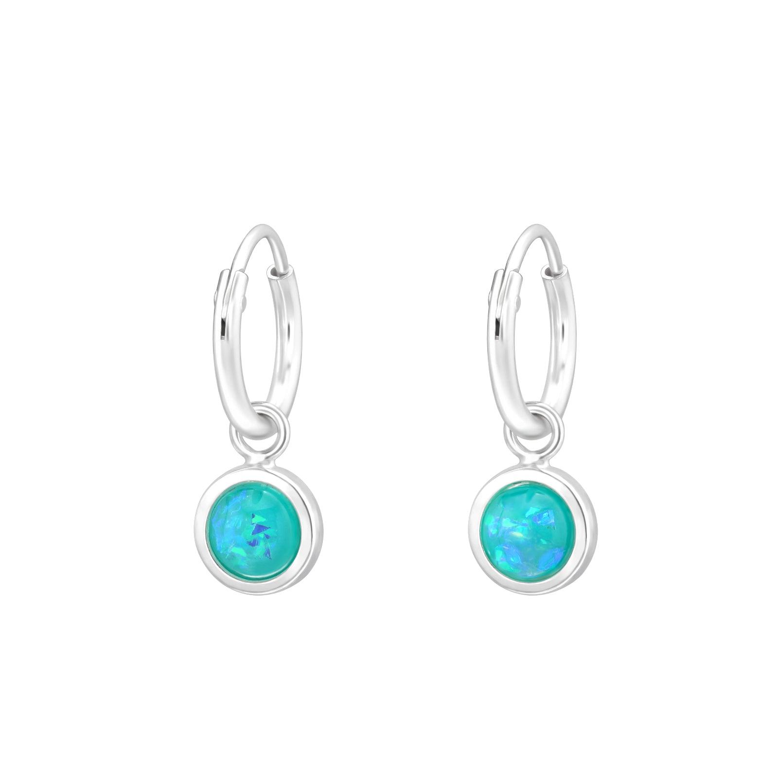 Silver rings, Stella -2 in 1 silver rings with turquoise decoration