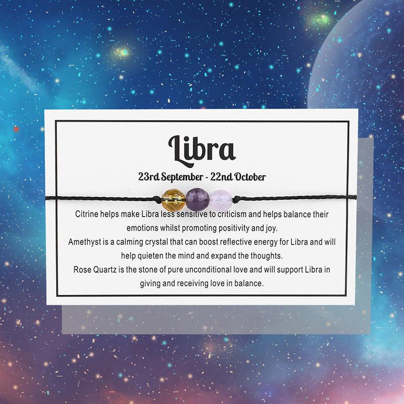 Rannekoru, Horoscope Bracelet -horoskooppikoru värillisillä kivillä