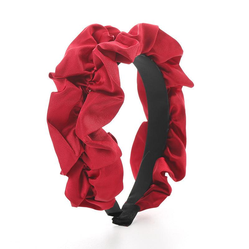 SUGAR SUGAR®, Lainey Hairband -red satin headband