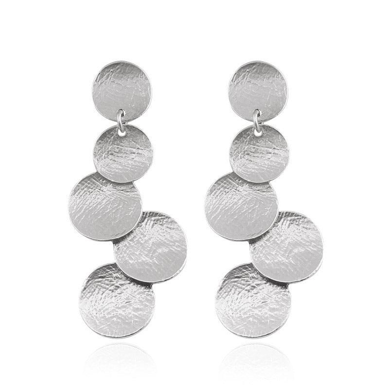 FRENCH RIVIERA|Varena Earrings in Silver -kivettömät korvakorut