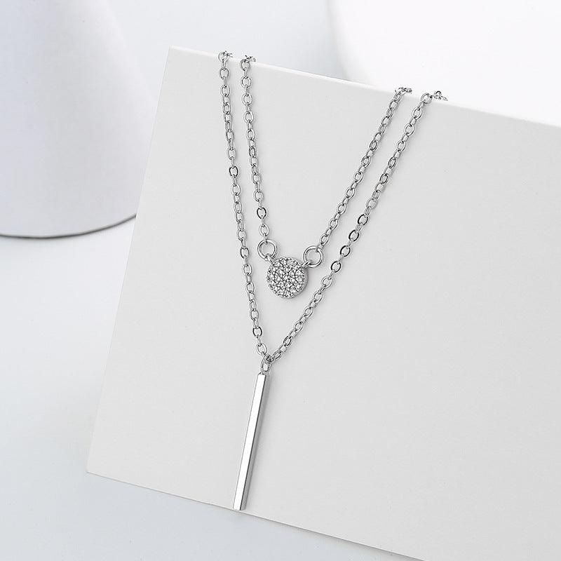 FRENCH RIVIERA | Maddison Necklace -silver-colored layered necklace