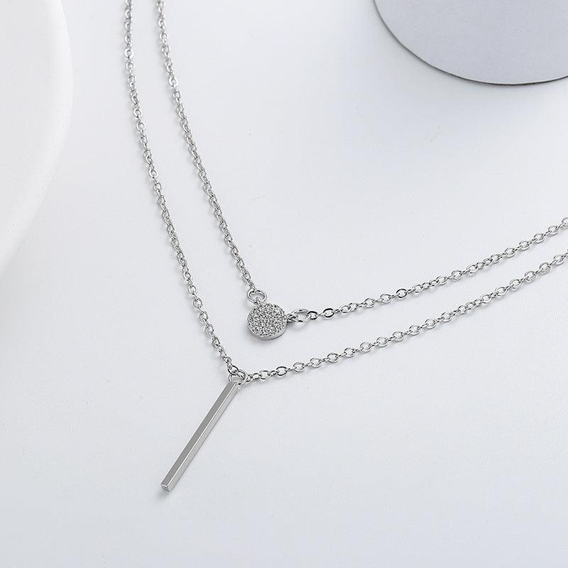 FRENCH RIVIERA | Maddison Necklace -silver-colored layered necklace