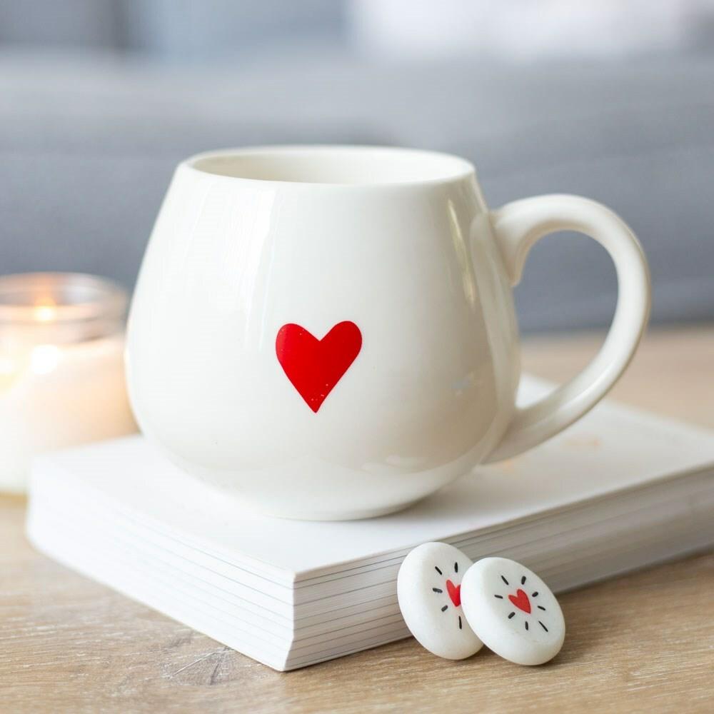 Mug, Love Heart Mug with a hidden message