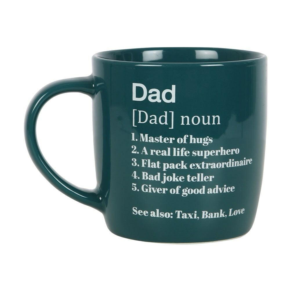 Mug, Dad Definition - blue mug for dad