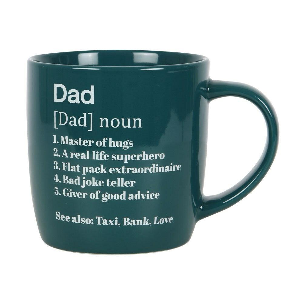 Mug, Dad Definition - blue mug for dad